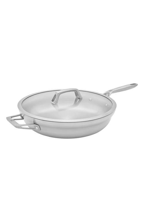 Zwilling Motion Stainless Steel Sauté Pan With Lid In Silver