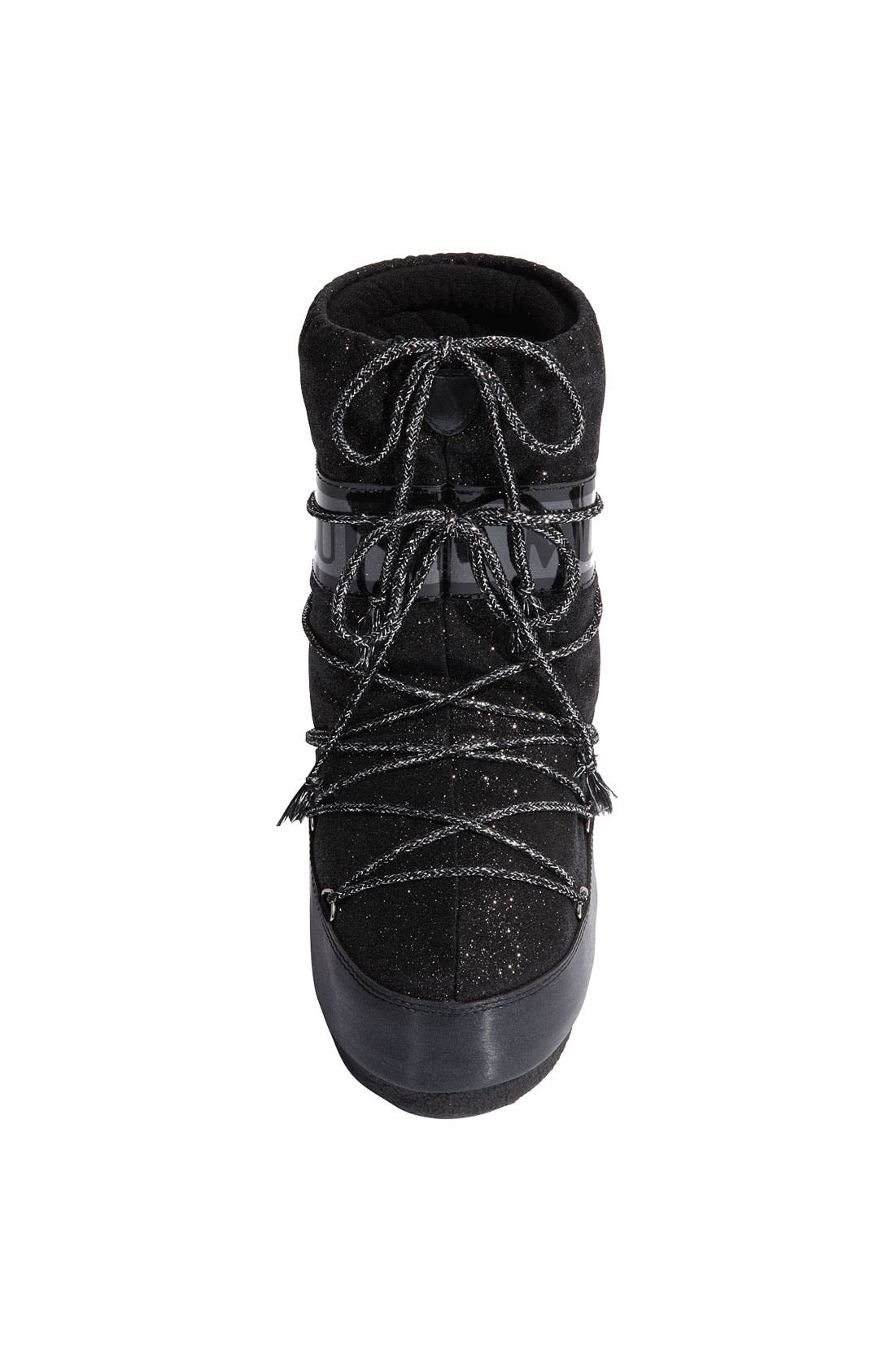 'Delux' Moon Boot®, Alternate, color, BLACK