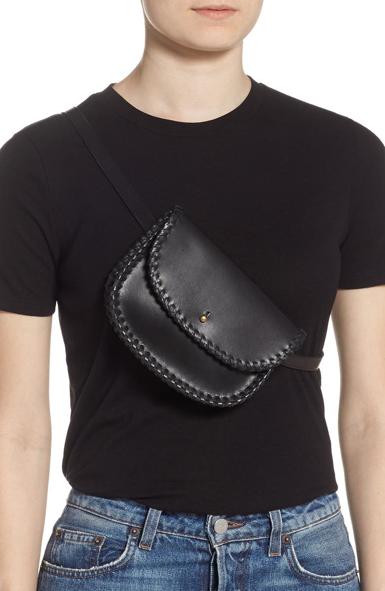 Madewell Whipstitch Belt Bag, Alternate, color,