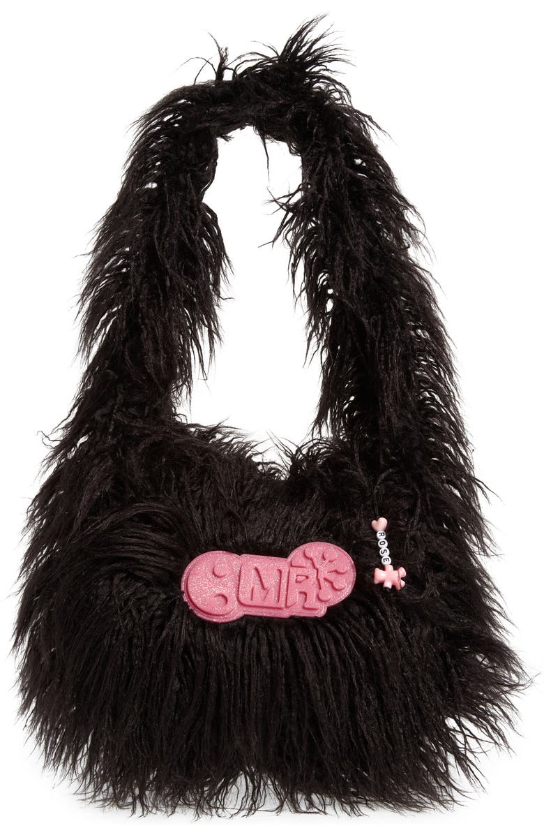 Martine Rose Hairy Charm Pull Bag, Main, color,