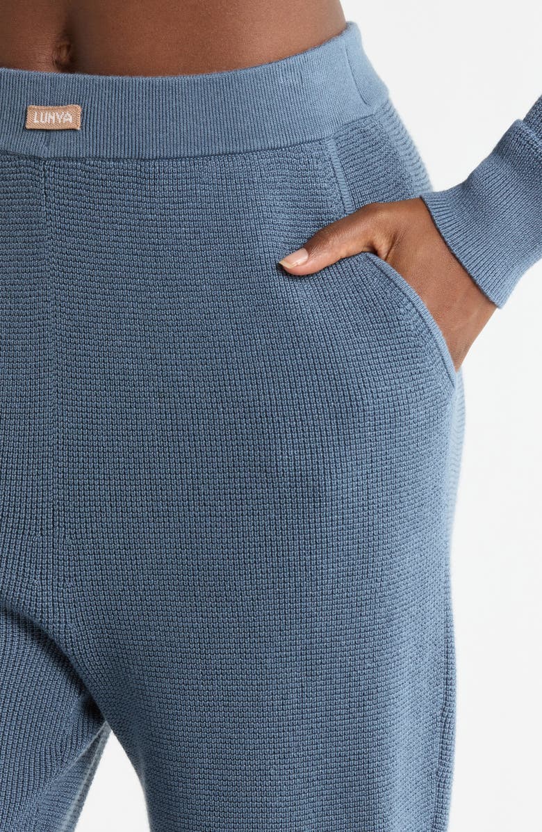 Lunya Silkthermal Knit Joggers, Alternate, color, Harbor Indigo