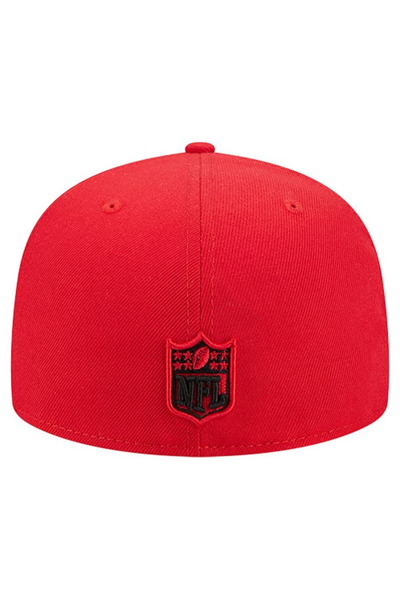 Men's New Era  Red Kansas City Chiefs Group Chat 59FIFTY Fitted Hat, Alternate, color, Red