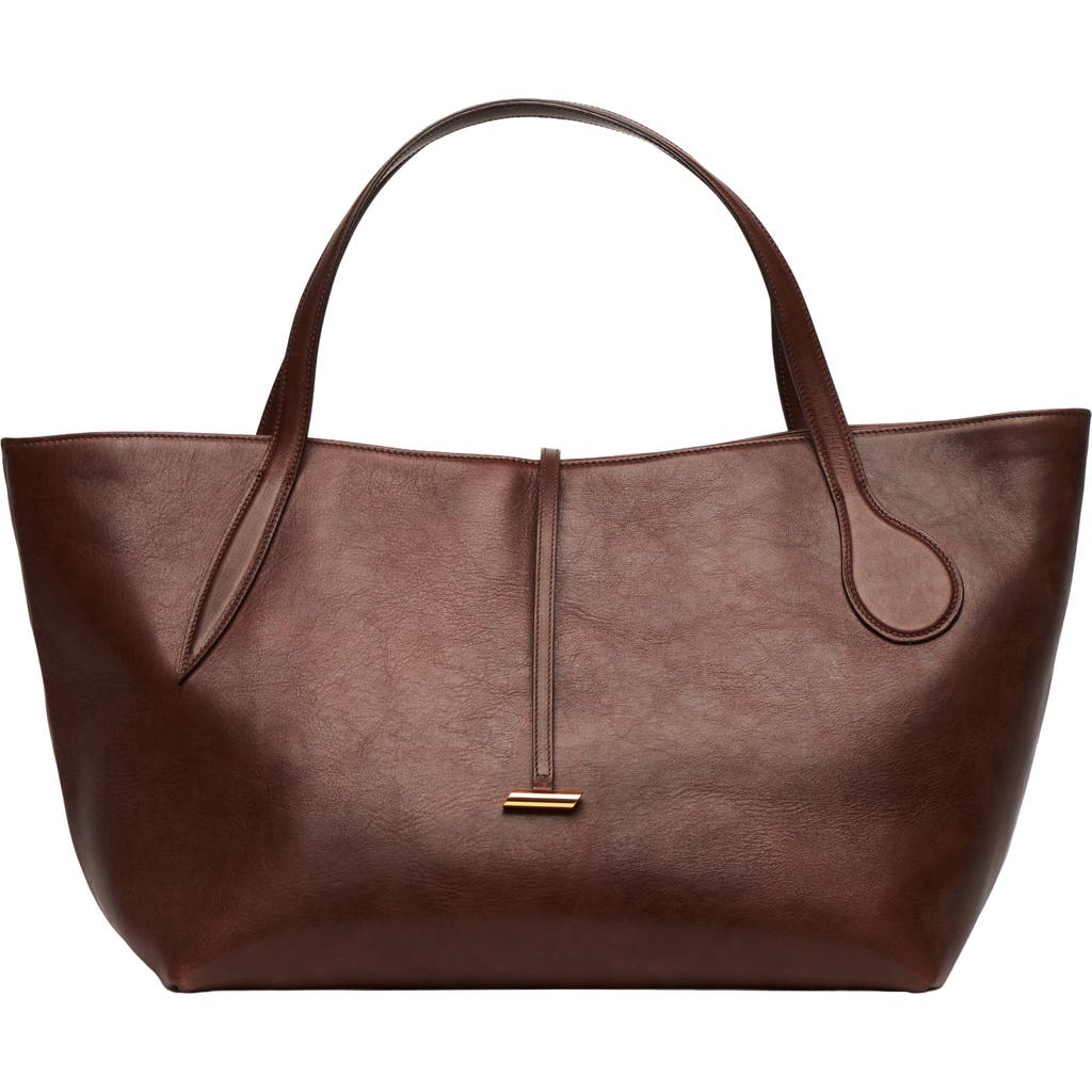 Little Liffner Penne Zip Tote In Brown