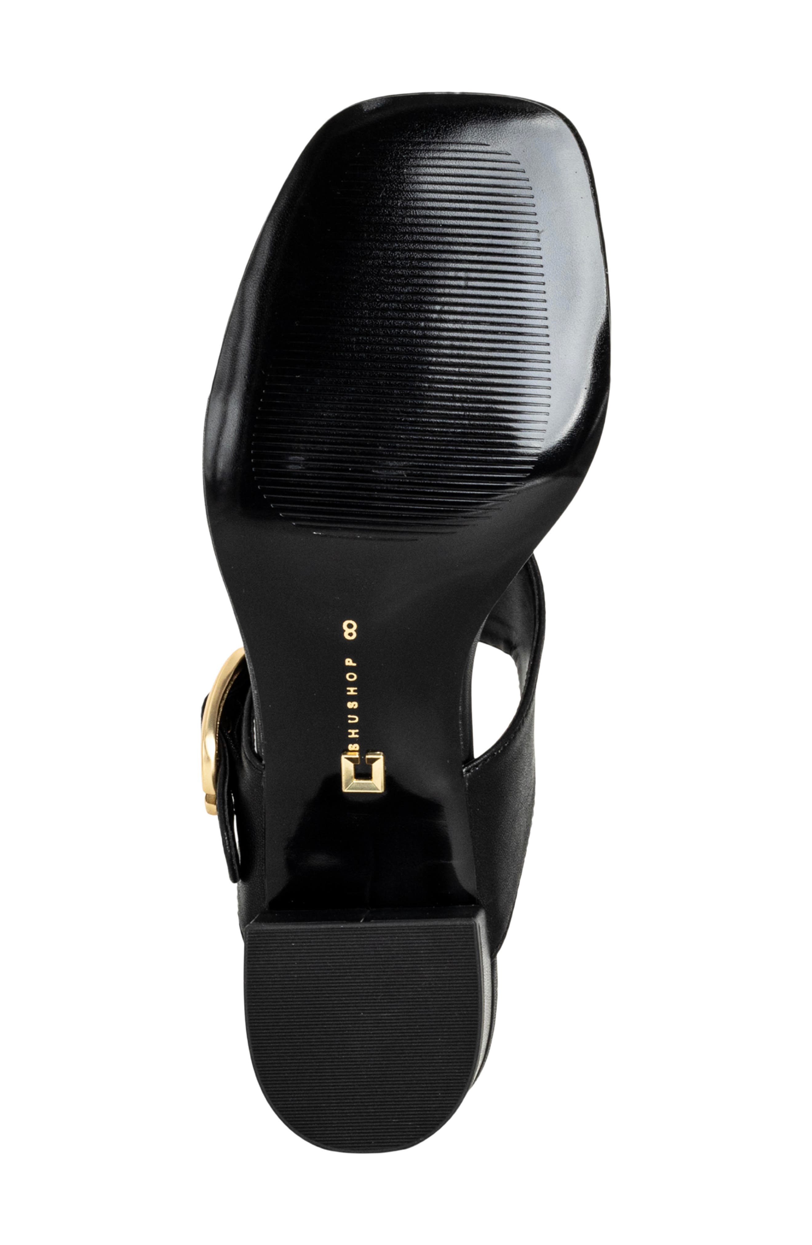 SHUSHOP Elodie Flip Flop, Alternate, color, Black