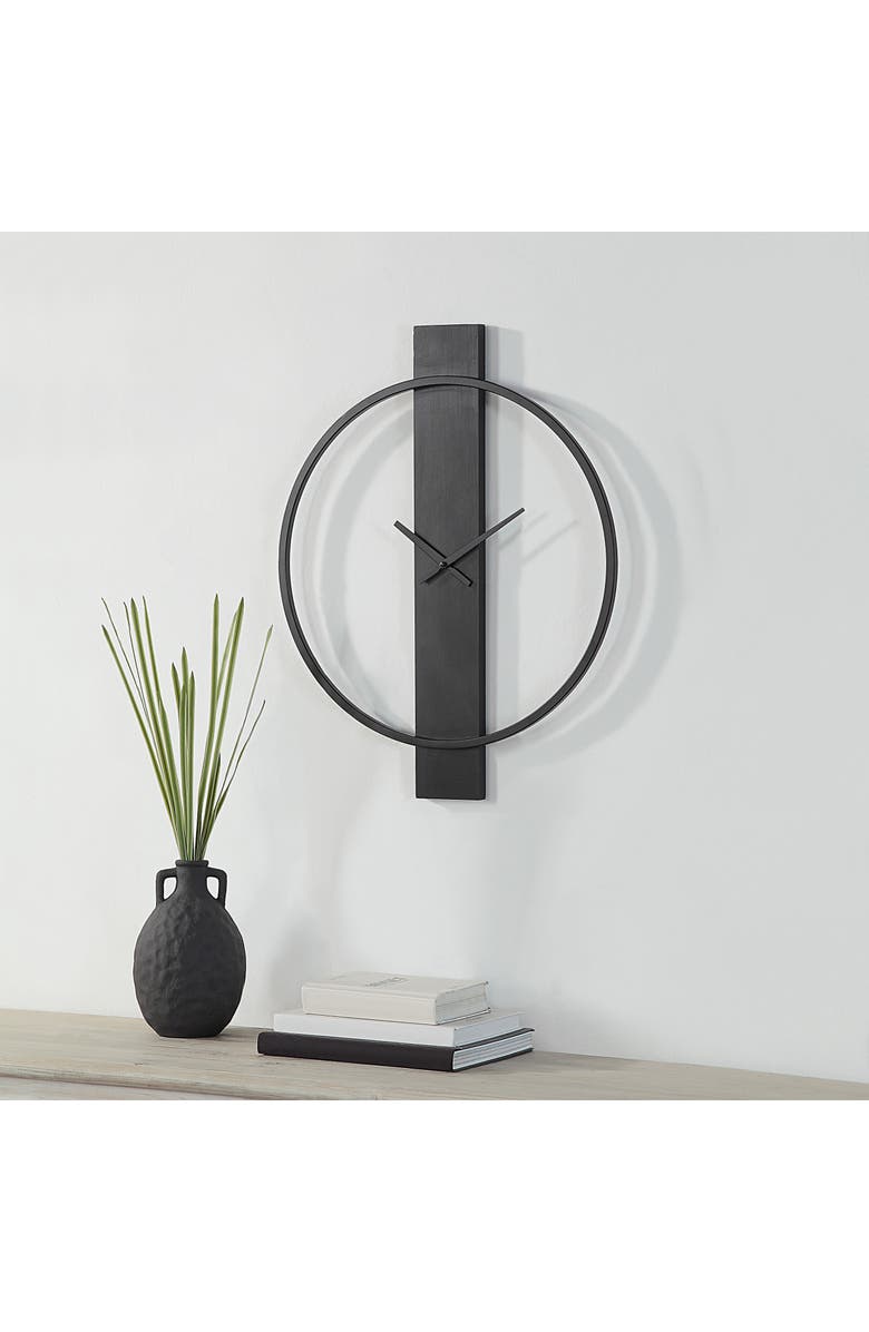 Renwil Romane Iron Wall Clock, Alternate, color,