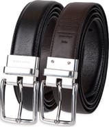 Cole Haan Reversible Feather Edge Leather Belt
