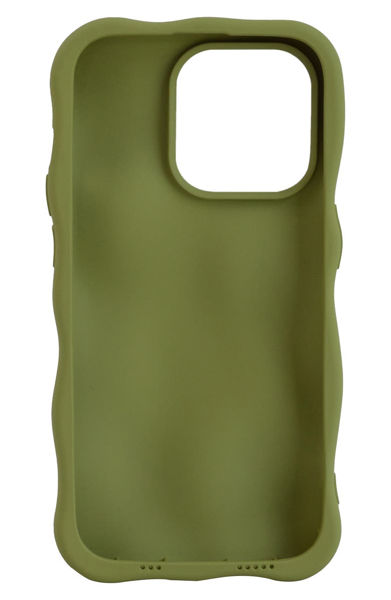 Auramma Matte Bubbles iPhone 15 Pro Case, Alternate, color, Green