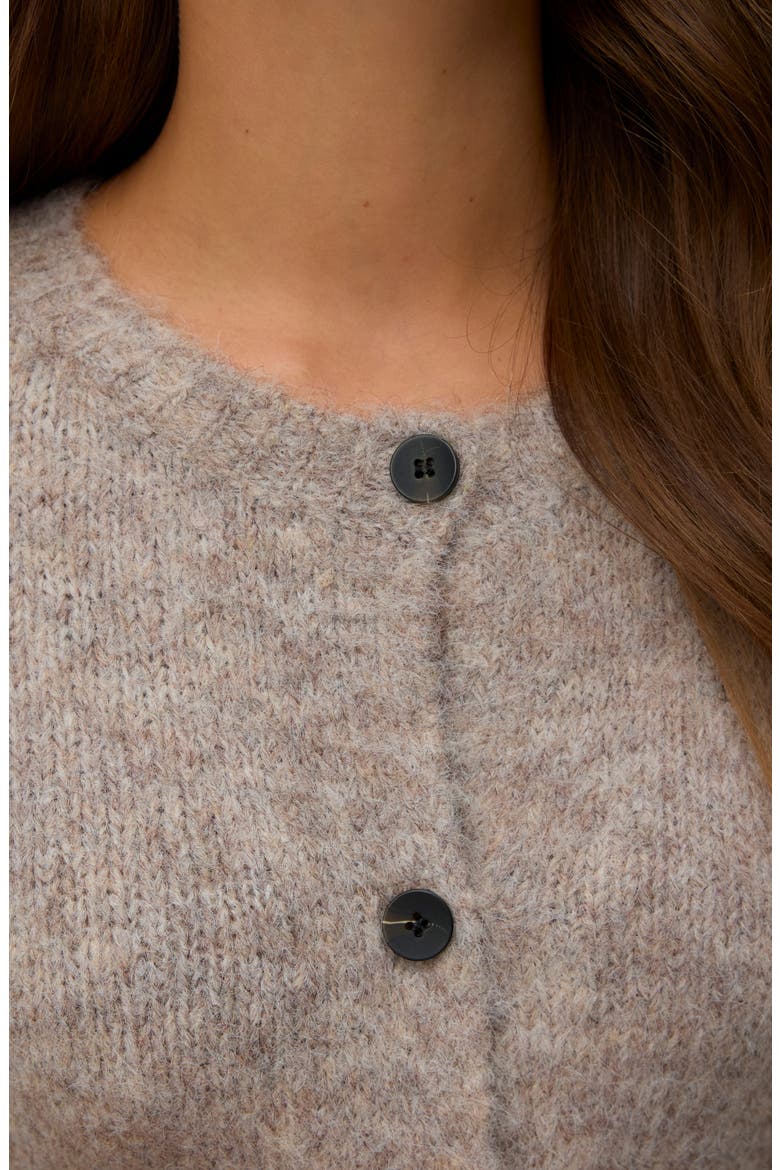 Novah Cardigan, Alternate, color, FOSSIL DETAIL MELANGE