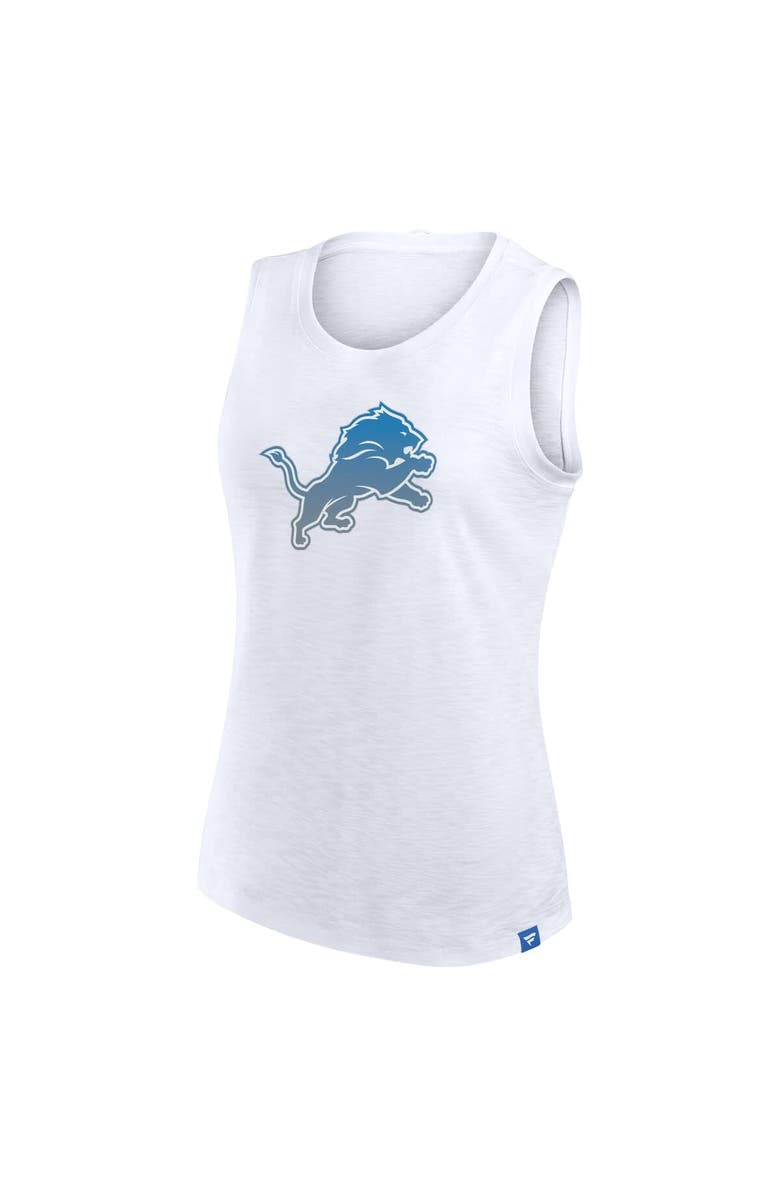 FANATICS Women's Fanatics White Detroit Lions Slub Tank Top, Alternate, color, White