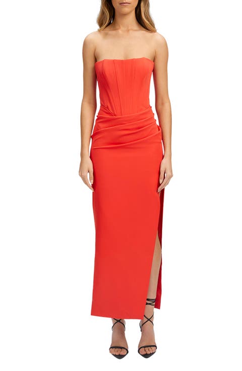 Saira Strapless Corset Maxi Dress