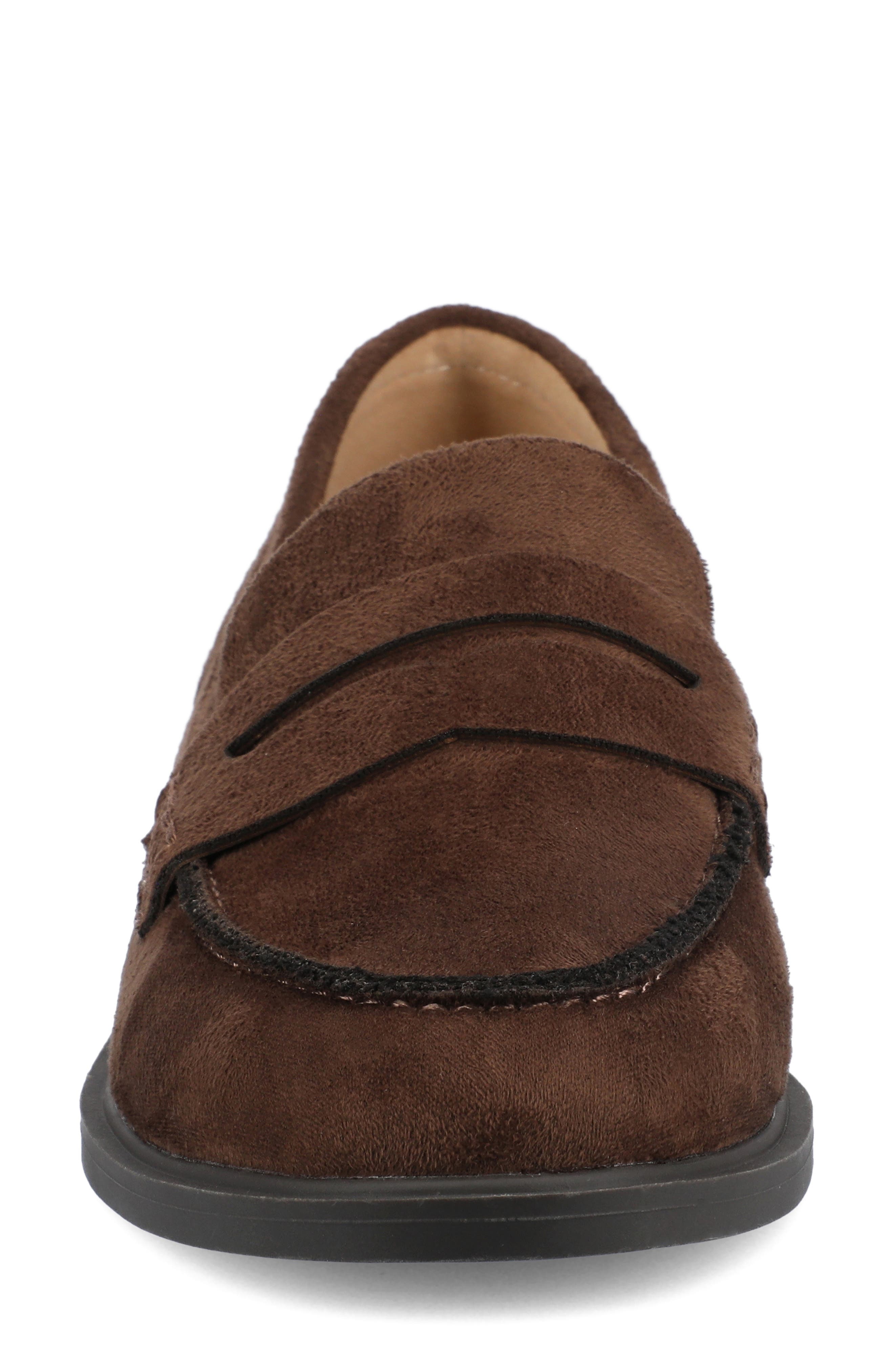 Brooks Penny Loafer, Alternate, color, CHOCOLATE