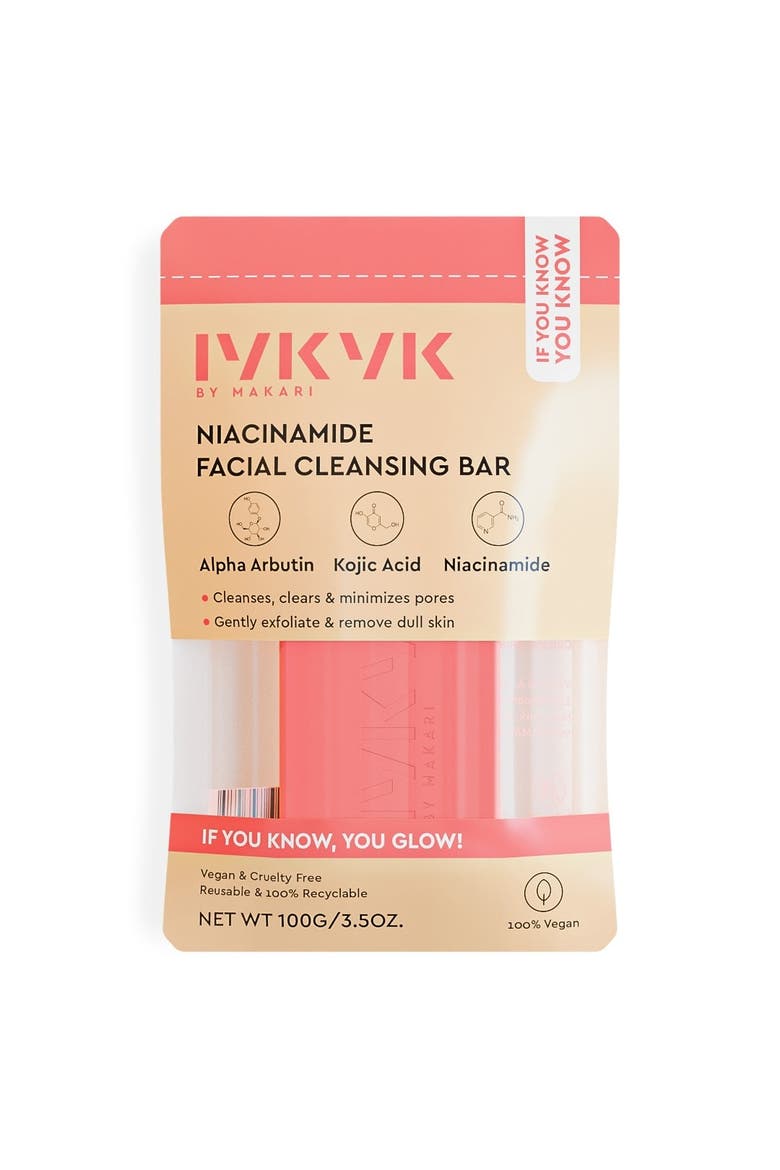 Niacinamide Facial Cleansing Bar, Main, color, None