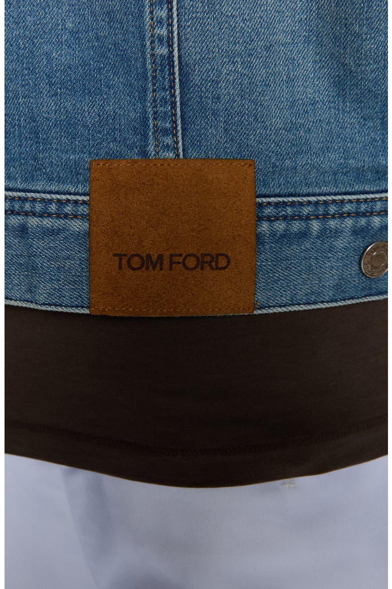 Selvedge Icon Denim Jacket, Alternate, color, WASHED INDIGO