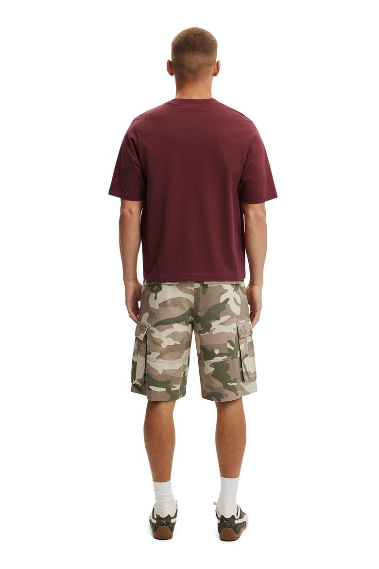 Men's Baggy Cargo Short, Alternate, color, Desert Camo