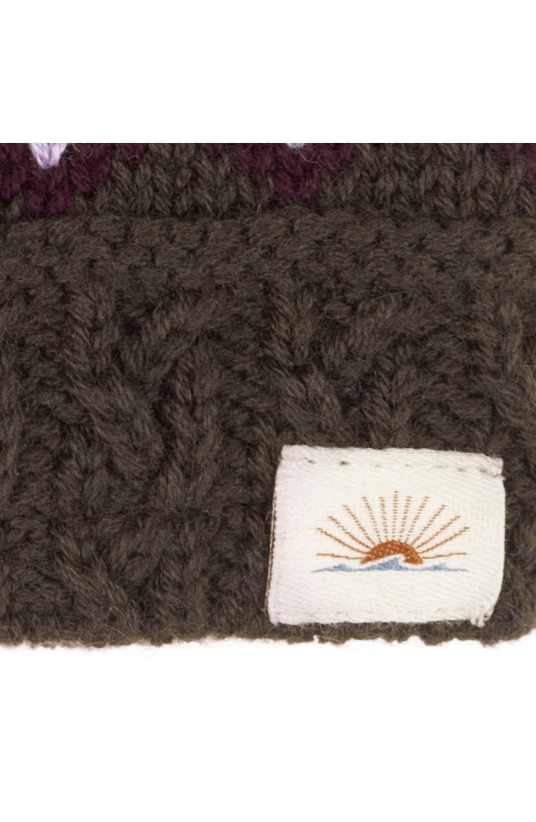 Faherty Fairisle Headband, Alternate, color, Brown