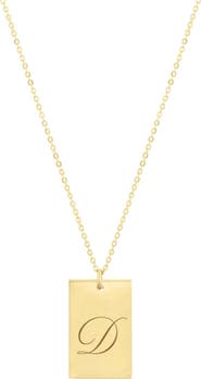 Set & Stones Stella Initial Necklace