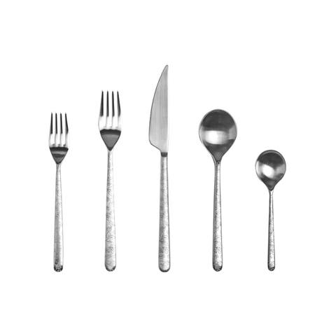 Linea Leaves Flatware Set - 5 Pieces