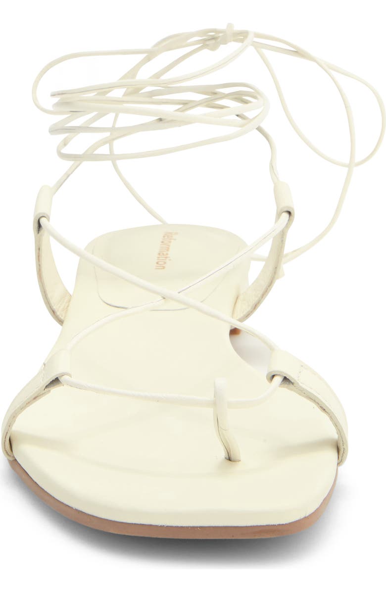 Reformation Alize Lace-Up Sandal, Alternate, color,