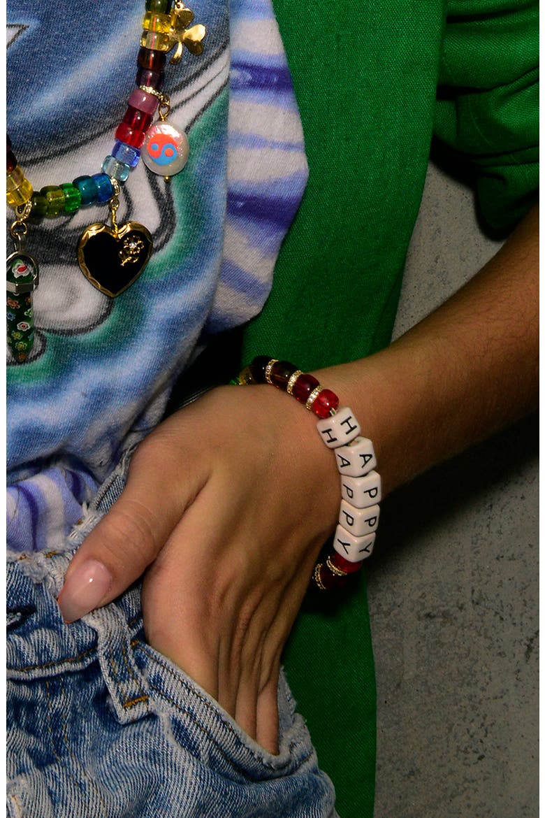 Happy Feeling Bracelet, Alternate, color, Rainbow