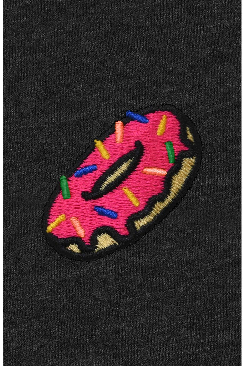 Donut Fleece Sweatshirt, Alternate, color, Dark Heather