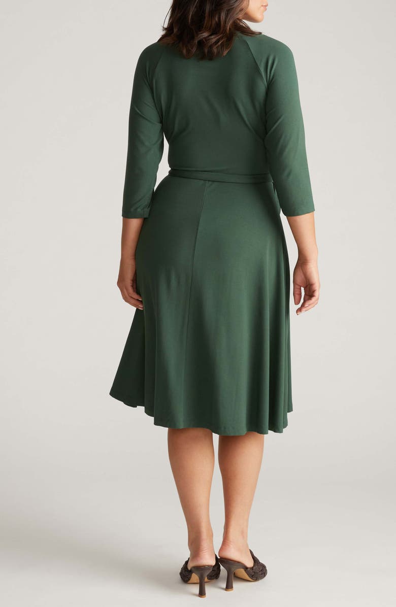 Universal Standard The Divine Jersey Wrap Dress, Alternate, color, 
