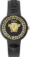 Versace Medusa Pop Silicone Strap Watch, 39mm