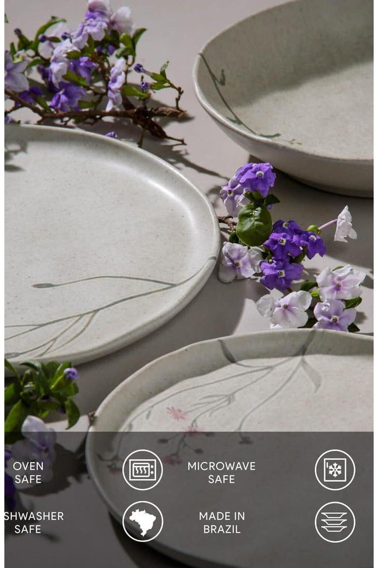 Dessert Plate Set of 4, Alternate, color, Campestre