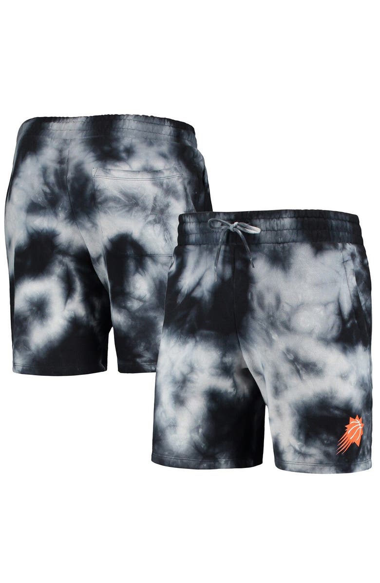 New Era Men's New Era Black Phoenix Suns Fleece Tie-Dye Shorts, Main, color, Black