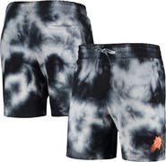 New Era Men's New Era Black Phoenix Suns Fleece Tie-Dye Shorts