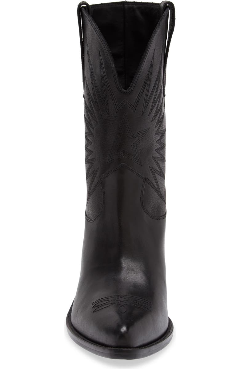 Golden Goose Wish Star Western Boot, Alternate, color, Black