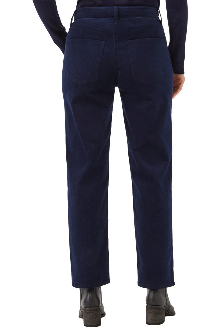 Corduroy Ankle Pants, Alternate, color, NAVY