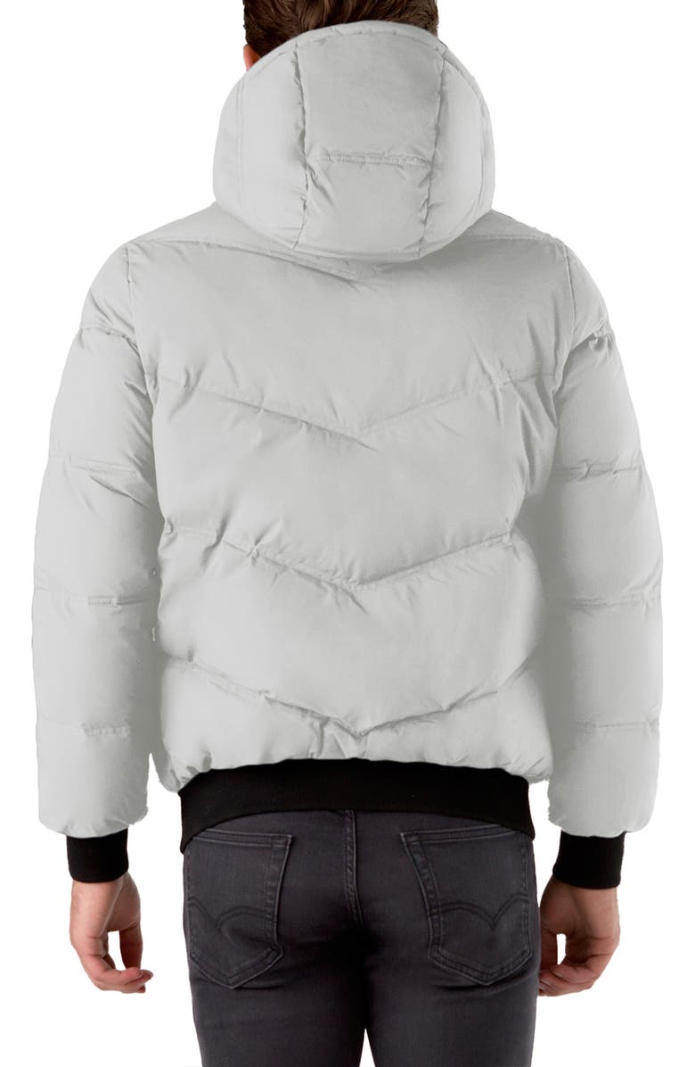 Triple F.A.T. Goose Reizen Men's Down Puffer, Alternate, color, Quiet Grey