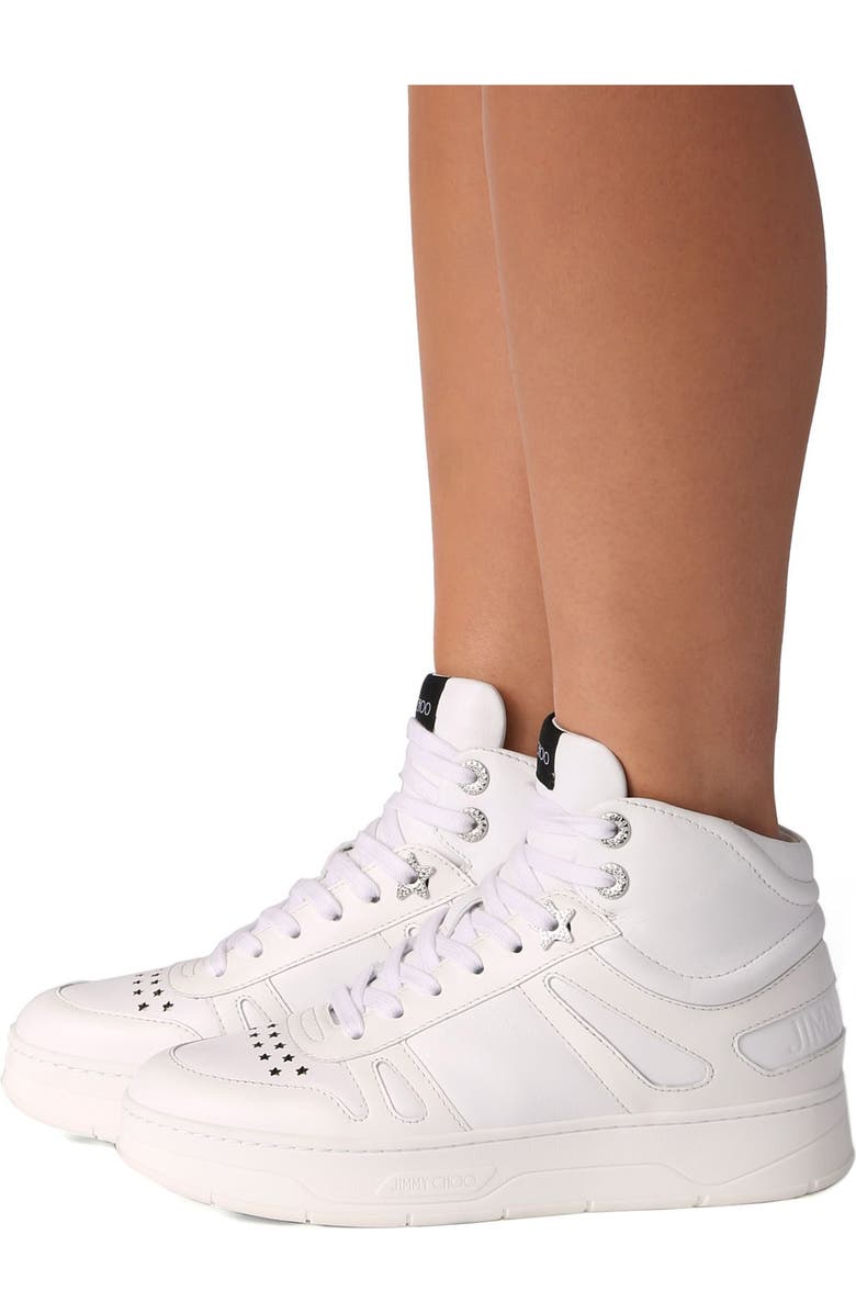 Jimmy Choo Hawaii High Top Sneaker, Alternate, color,