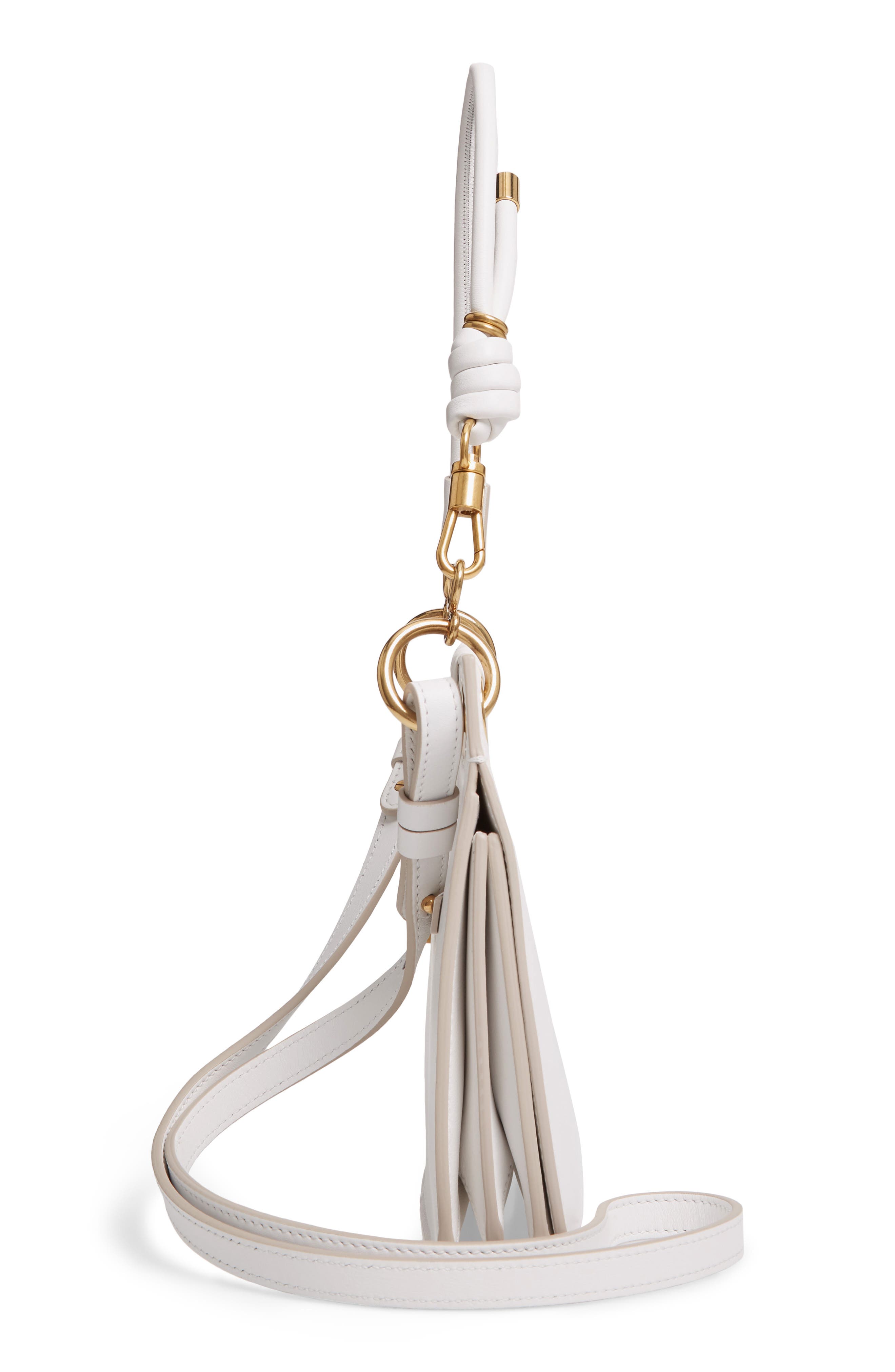 Small Whip Top Handle Bag, Alternate, color, WHITE