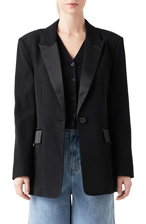 Oversize Tuxedo Jacket