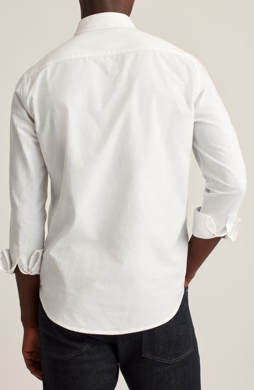 Bonobos Slim Fit Solid White Stretch Cotton Button-down Oxford Shirt
