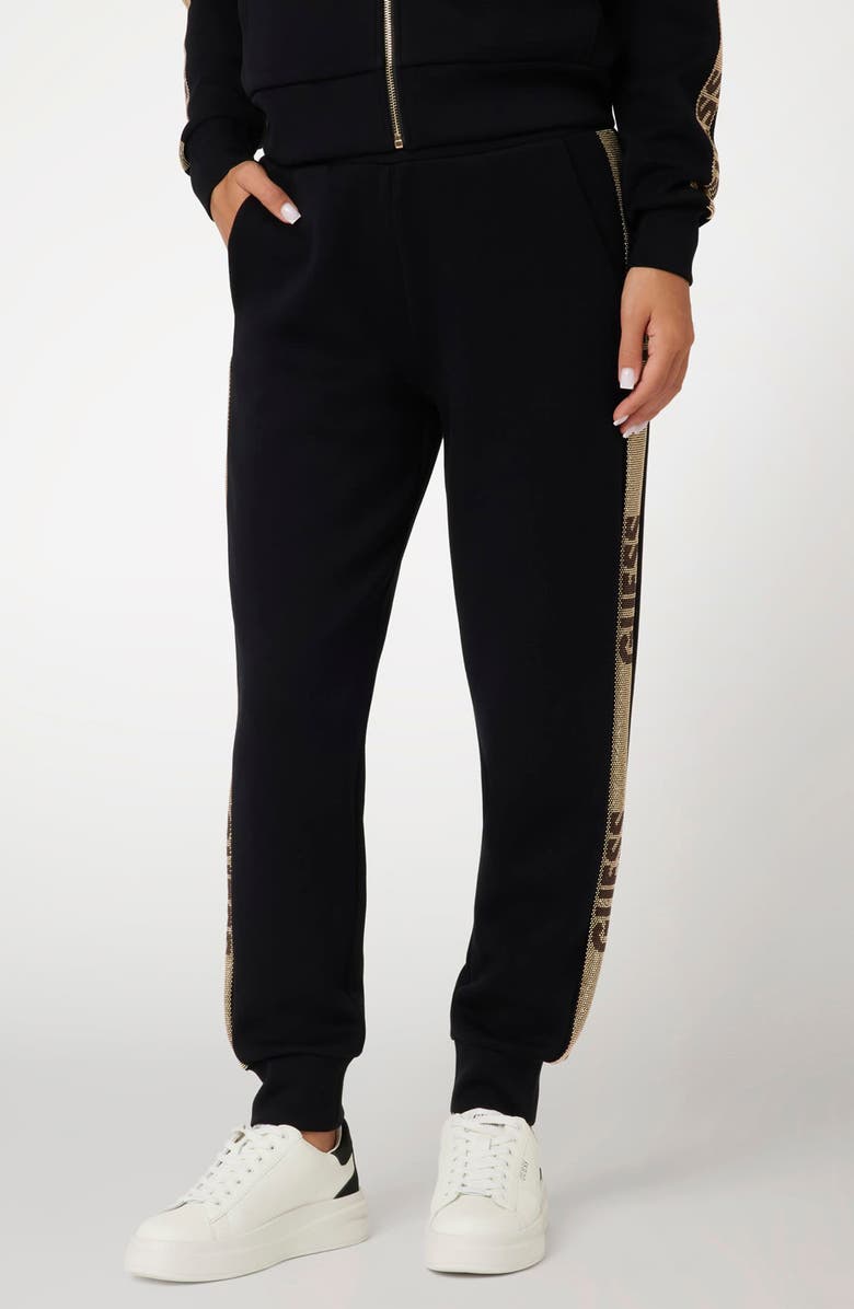 GUESS Studs Logo Sweatpants, Main, color,