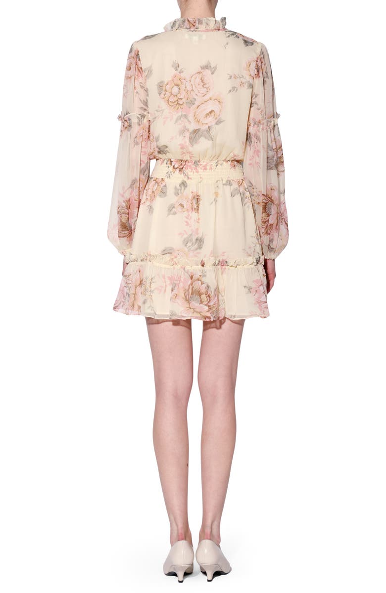 Walter Baker Darlene Long Sleeve Dress, Alternate, color, Desert Rose
