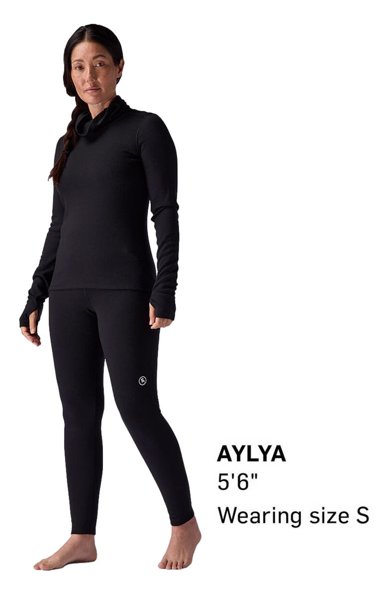 Backcountry Cedars Rws Merino Mid-Wt Baselayer Bottom - Women's, Alternate, color, Black