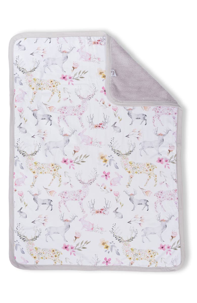 Oilo Fawn Crib Sheet & Cuddle Blanket Set, Alternate, color,