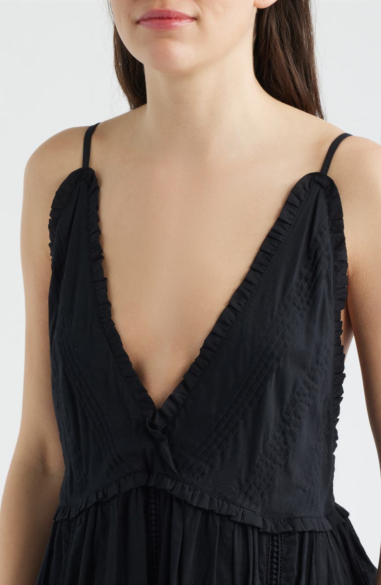 FRNCH Philyra Sleeveless Maxi Dress, Alternate, color, Noir