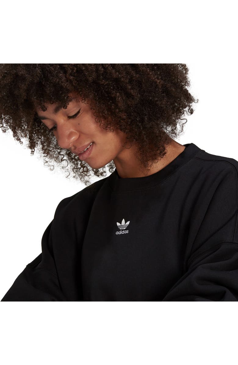 adidas Originals Originals Trefoil Crewneck Sweatshirt, Alternate, color, 