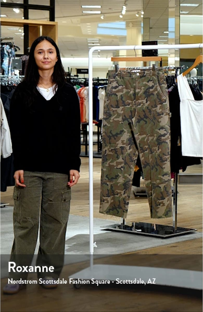 Sundaze High Waist Crop Straight Utility Pants, sales video thumbnail