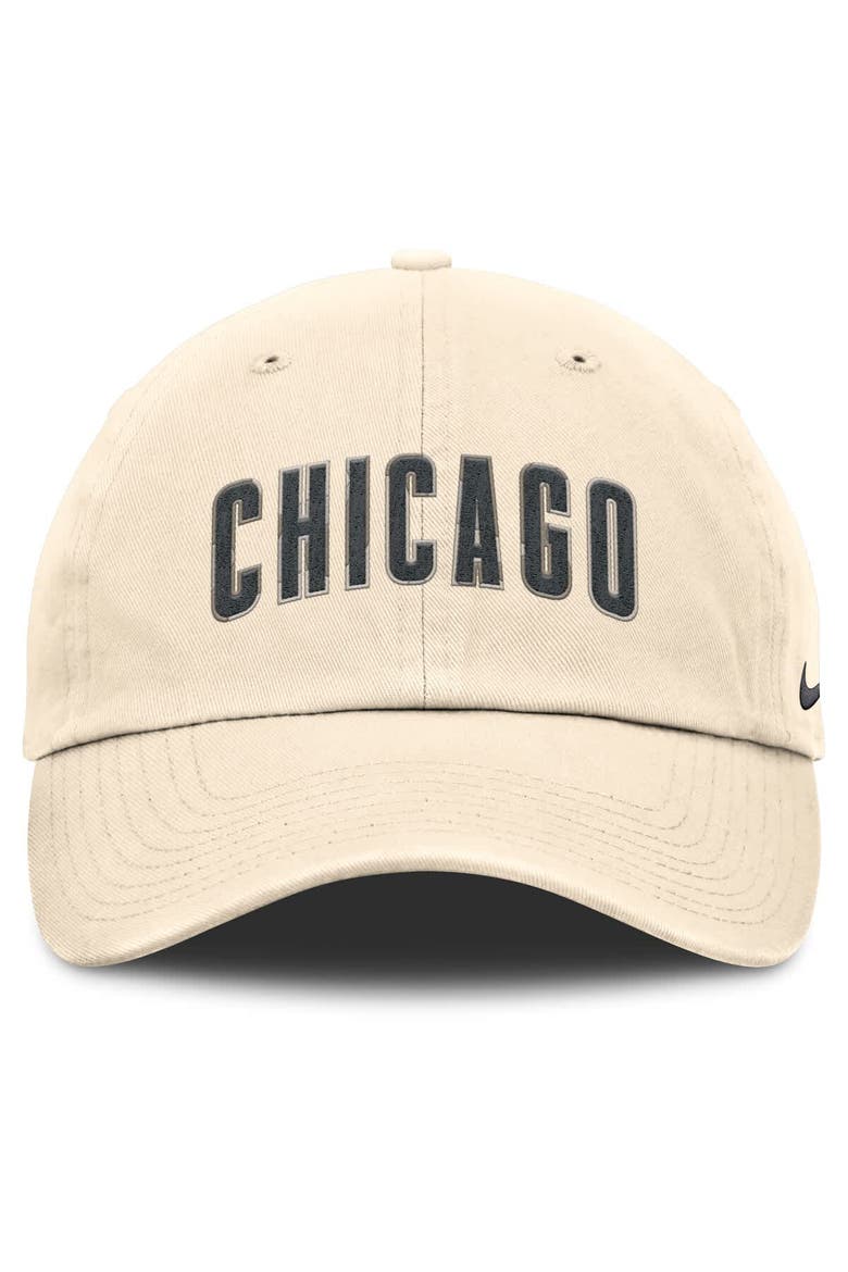 Men's Nike Natural Chicago Cubs Camo Pack Club Adjustable Hat, Alternate, color, Natural