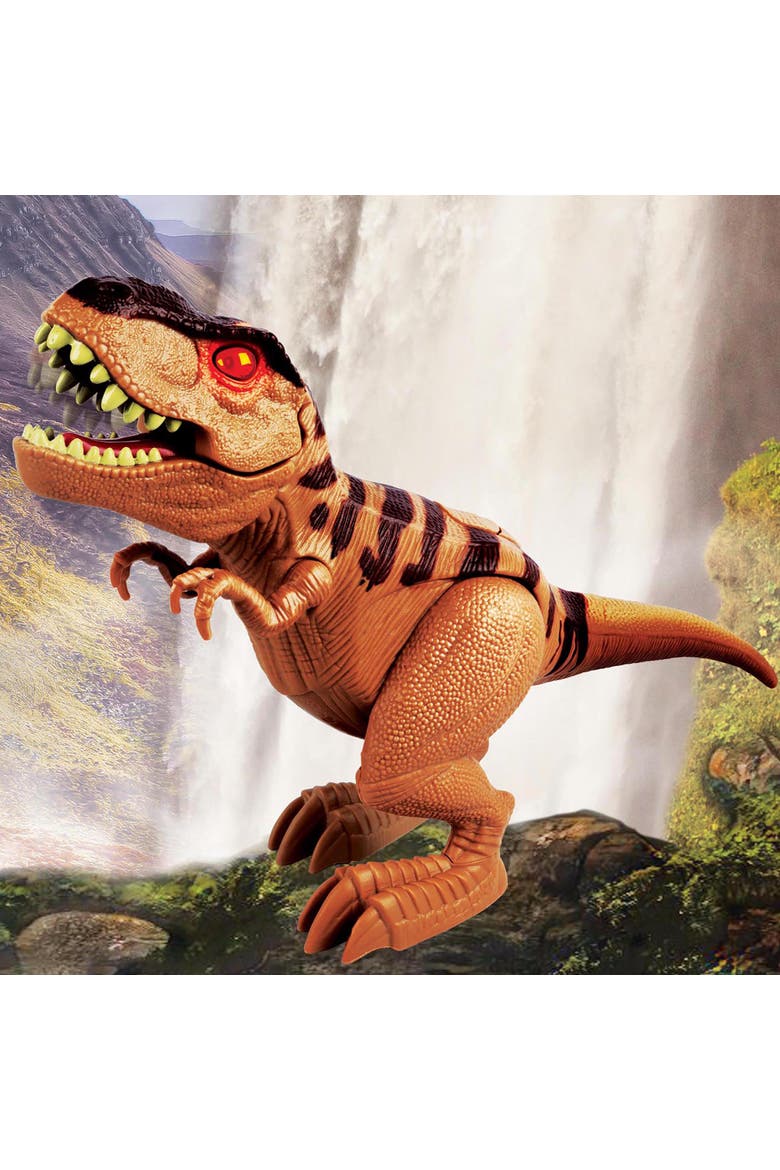 Multi Action Trex Light & Sounds, Children's Play Figurine, Ages 3+, Alternate, color, Brown