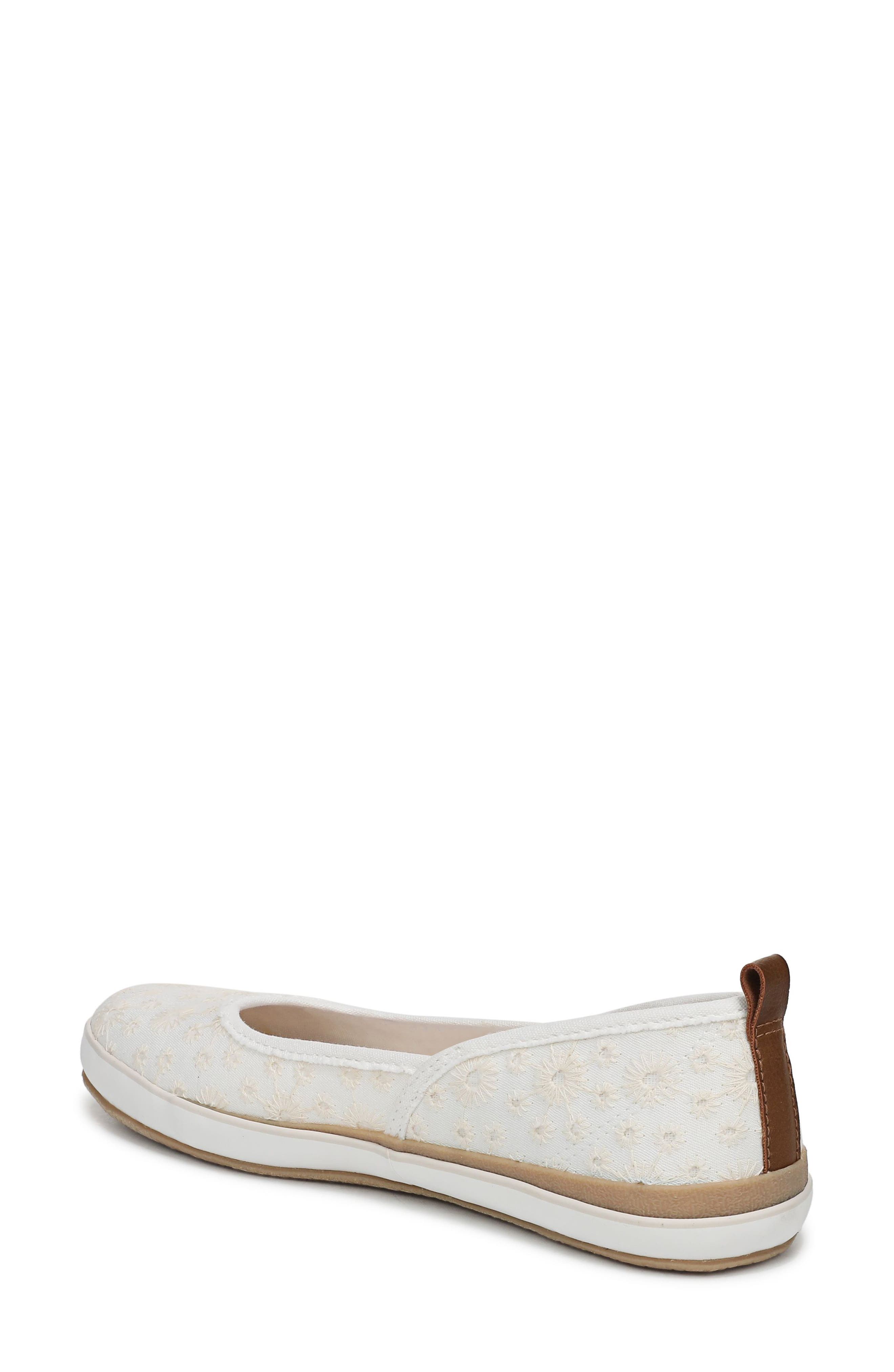 EZ Does It Slip-On Shoe, Alternate, color, WHITE EYELET LINEN