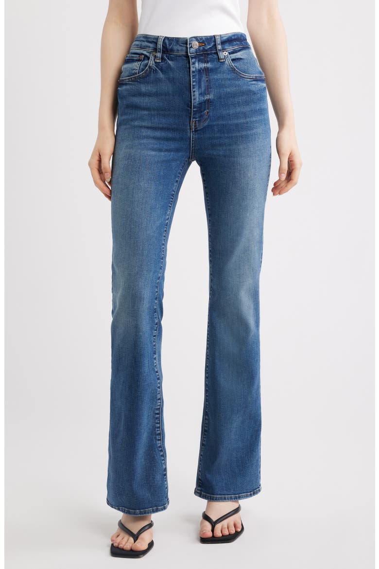 The Reboot High Waist Bootcut Jeans, Main, color, DAYLILY