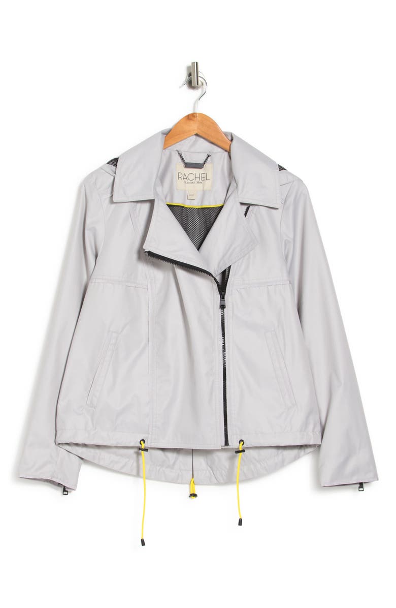 RACHEL Rachel Roy Motorcycle High/Low Hem Outerwear Jacket, Alternate, color,