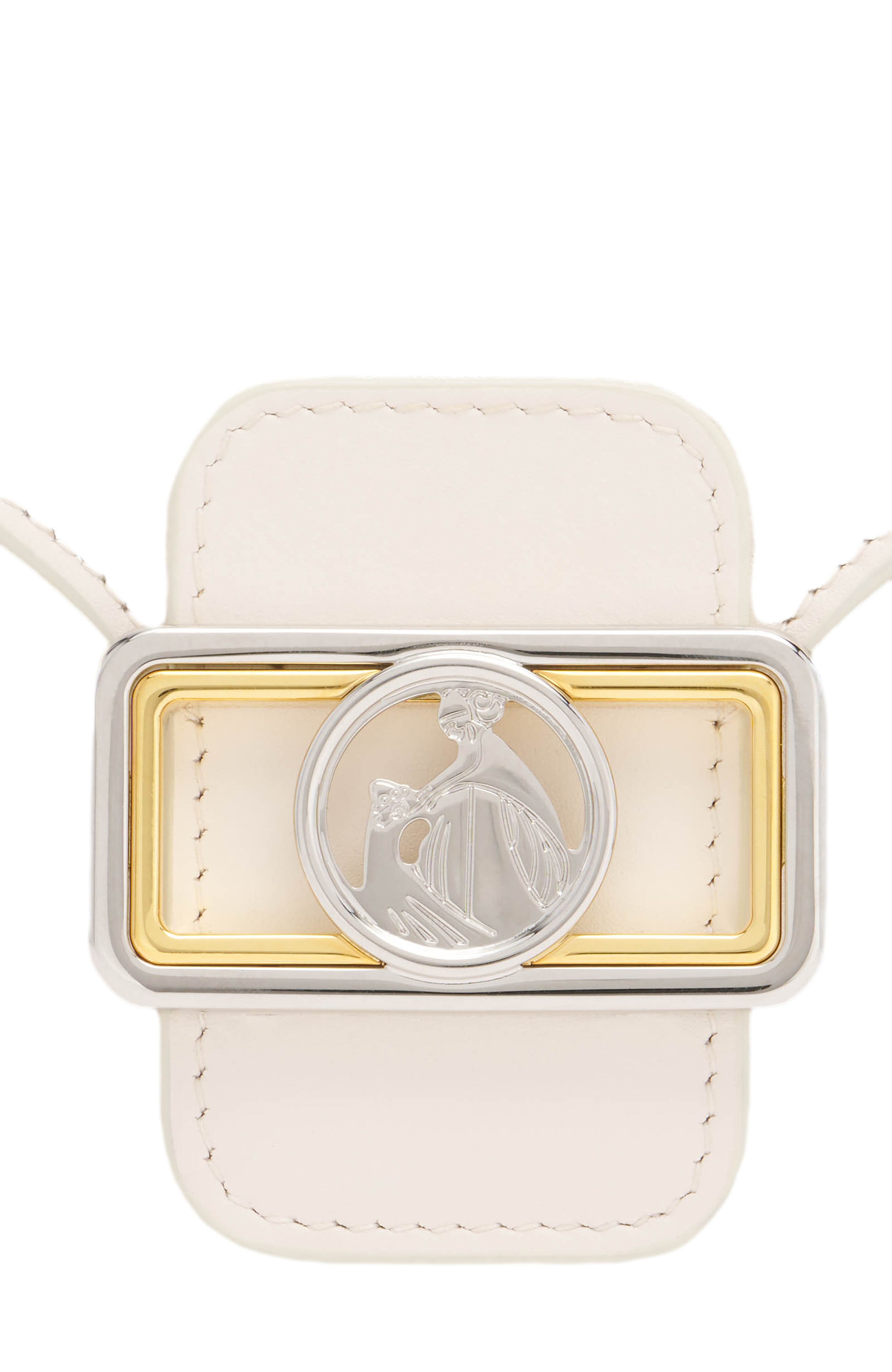 Lanvin Nano Pencil Cat Leather Bag, Alternate, color, 