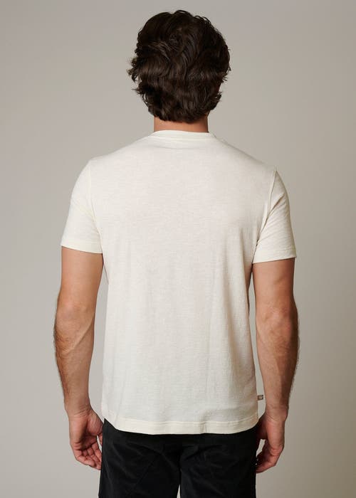 Leisure Lab Slub T-shirt In Cream